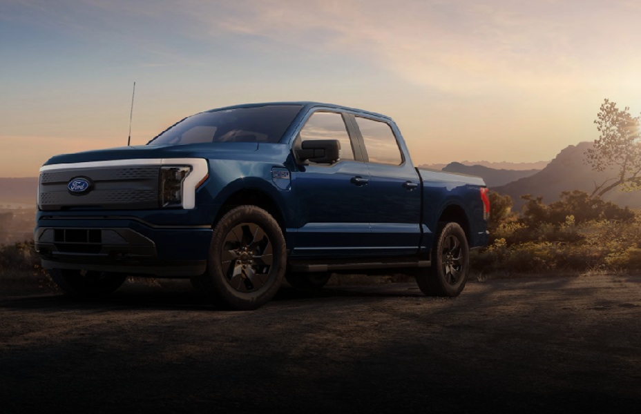 2025 Blue Ford F-150 Lightning