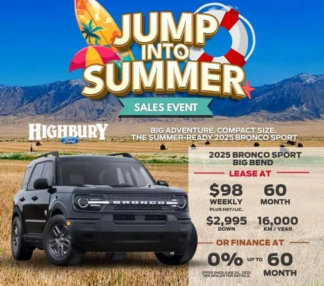 Highbury Ford June 2025 - Bronco Sport Mobile
