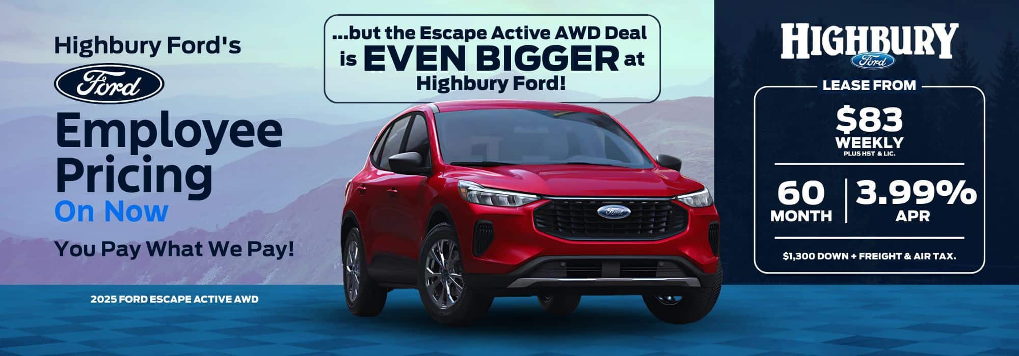 Highbury FEP Escape Active - Desktop