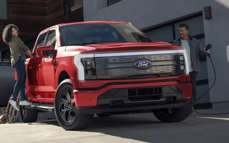 2025 Red Ford F-150 Lightning