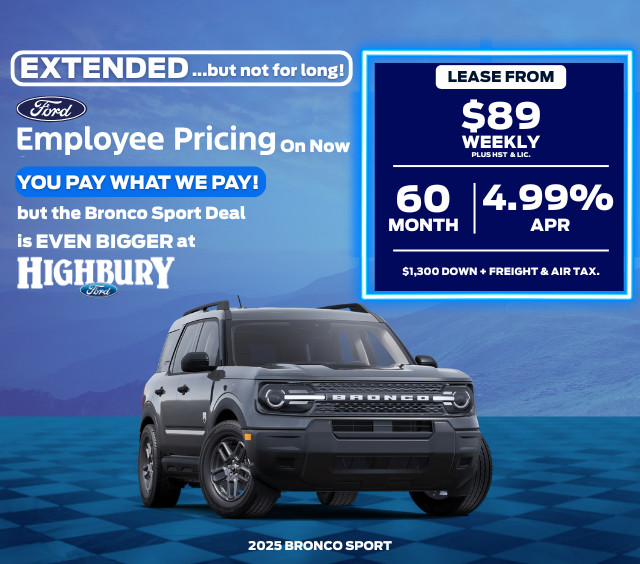 Highbury FEP Extended - Mobile Slider Bronco Sport